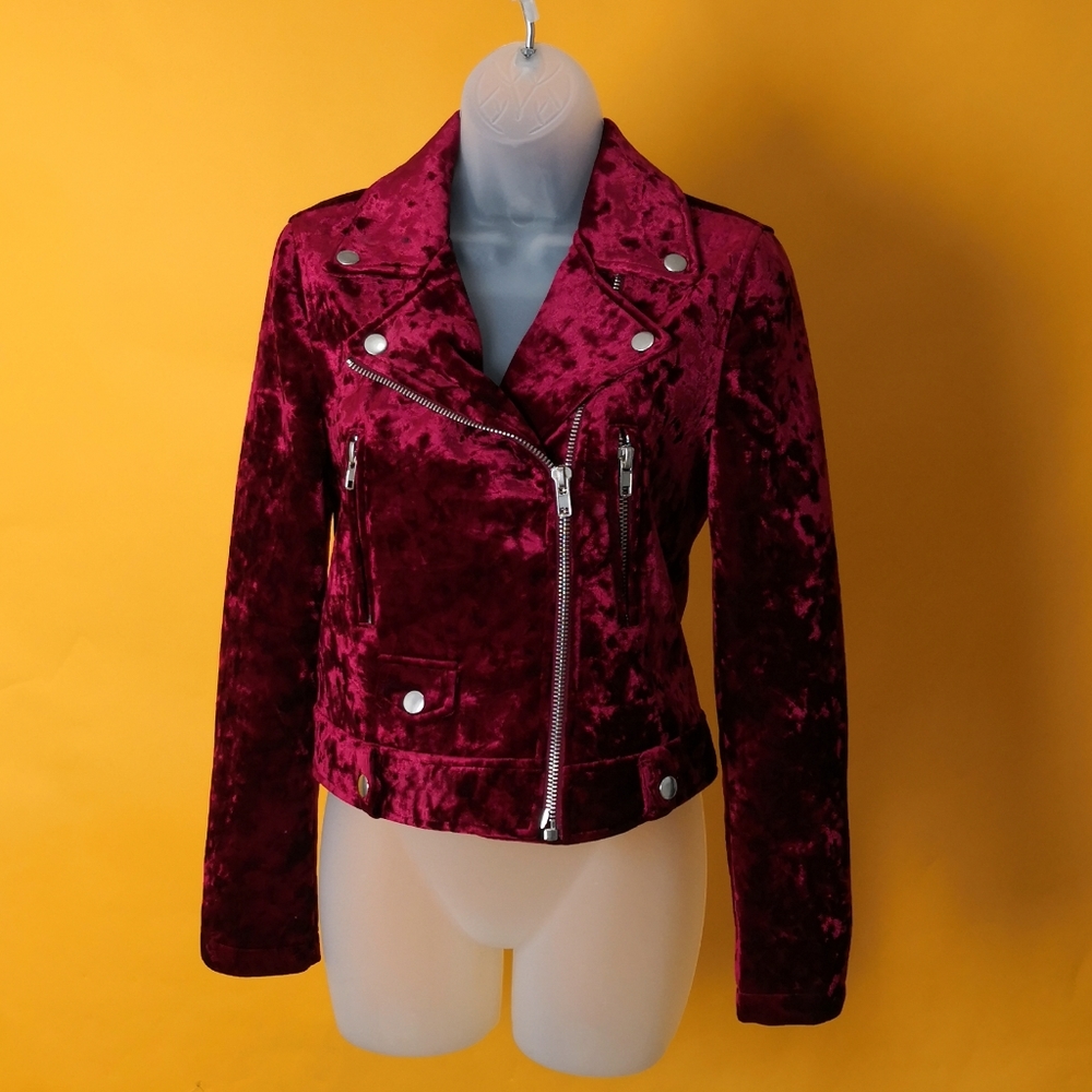 Forever 21 Women jacket wine corduroy S original